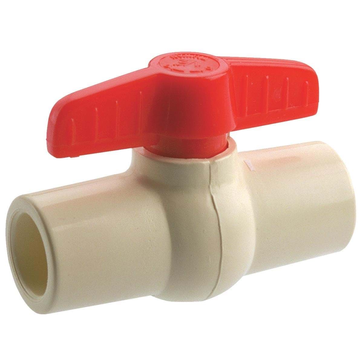 Picture of CPVC Ball Valve Solvent Weld - 3/4"