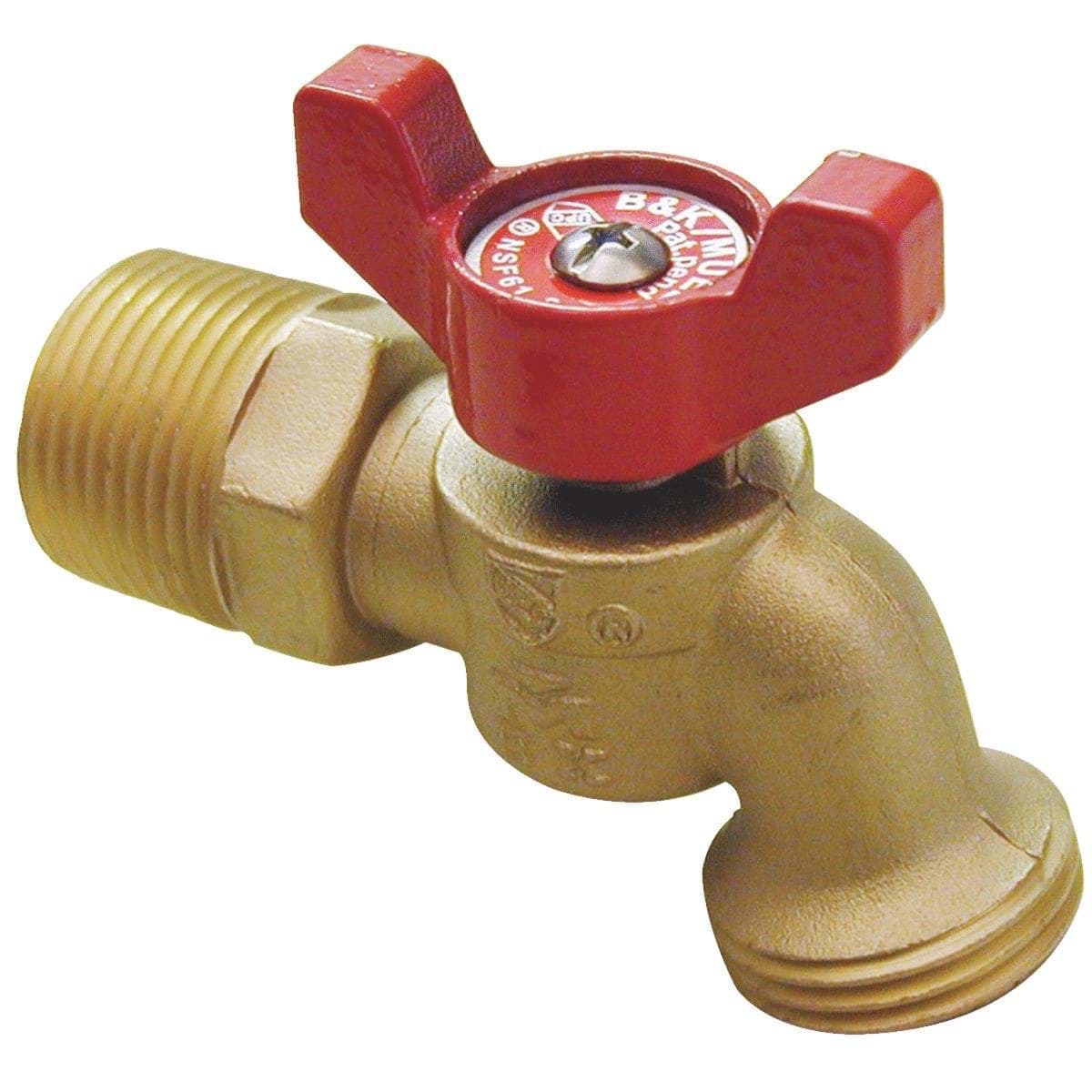 Picture of B&K ProLine Quartermaster Series 1/2 In. MIP x 3/4 In. Male Hose Thread Brass Hose Bib