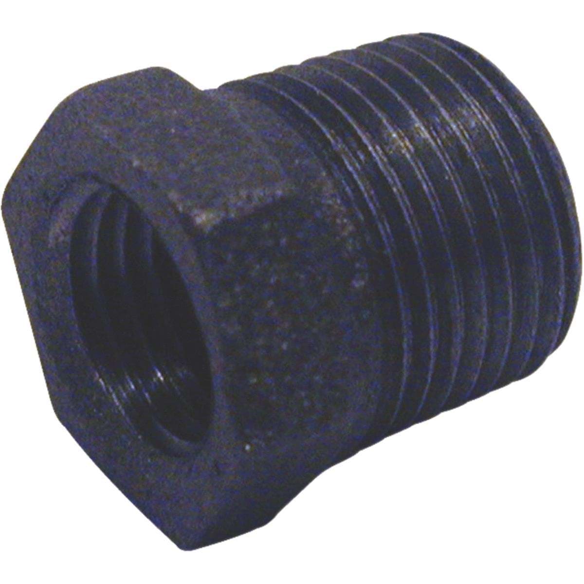 Picture of B&K Male X Female Black Hexagon Bushing - 3/8" x 1/4"