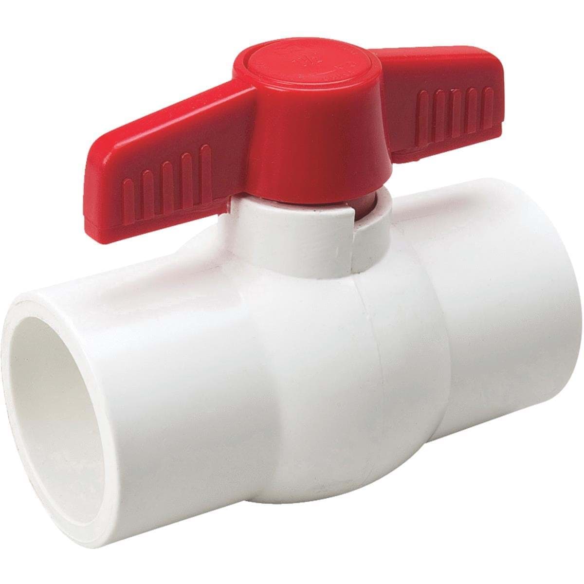 Picture of ProLine Solvent Weld PVC Schedule 40 Ball Valve - 2" S X 2" S