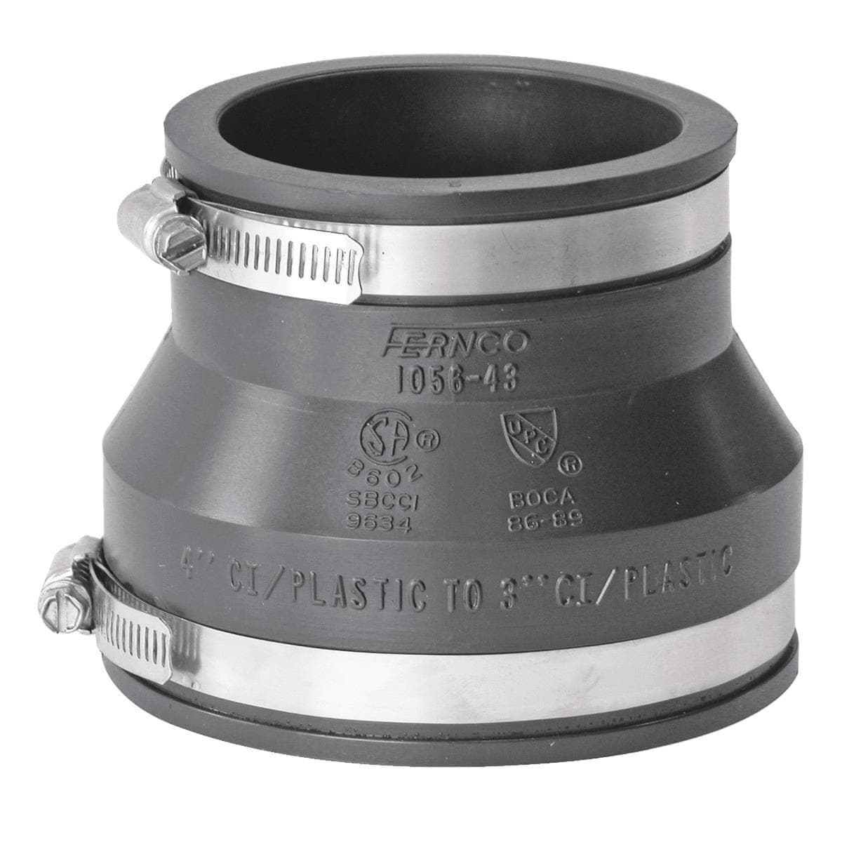 Picture of Fernco Reducing Flexible Coupling - 4" x 3"
