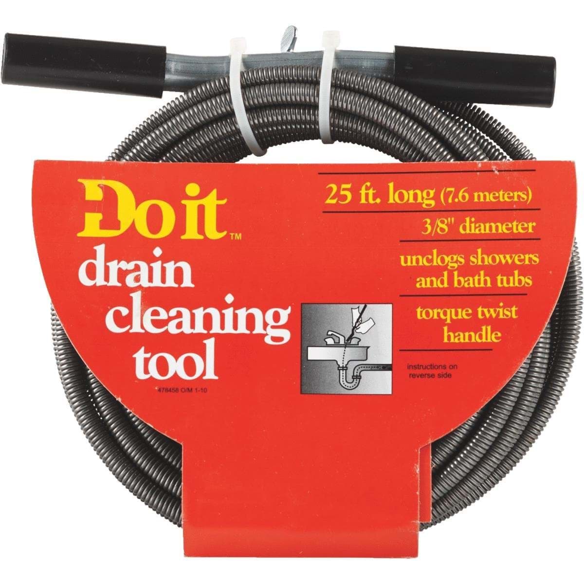 Picture of Do it Drain Auger Cleaning Tool - 3/8" x 25'