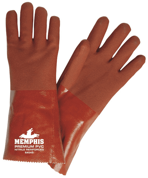 Picture of Glove Chemical PVC Acid/Caustic Red 14”