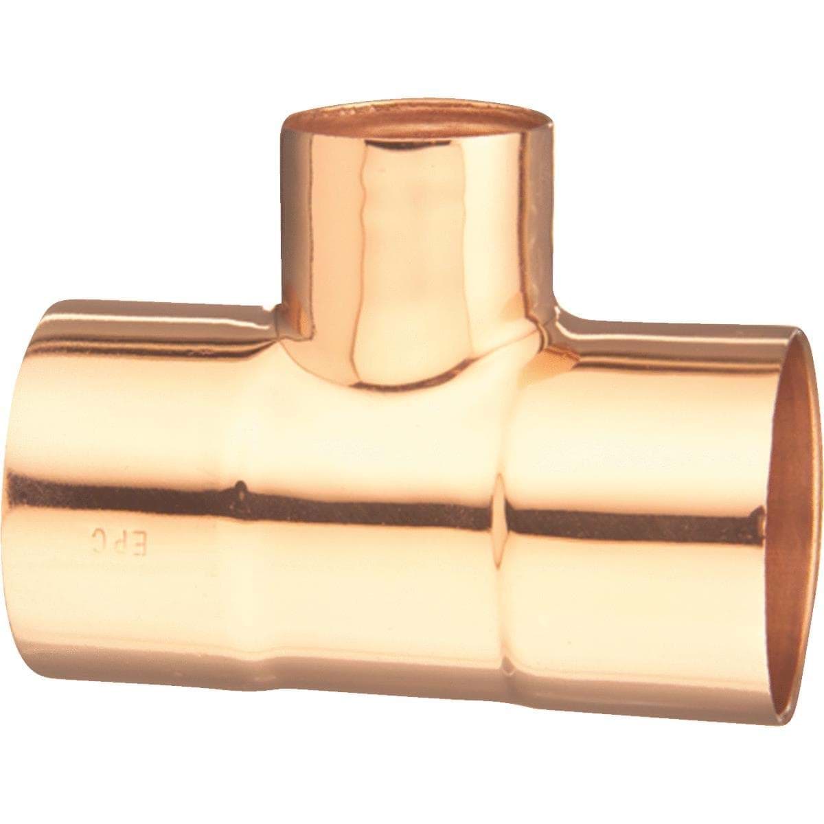 Picture of Elkhart Reducing Copper Tee - 1/2" x 1/2" x 3/4"