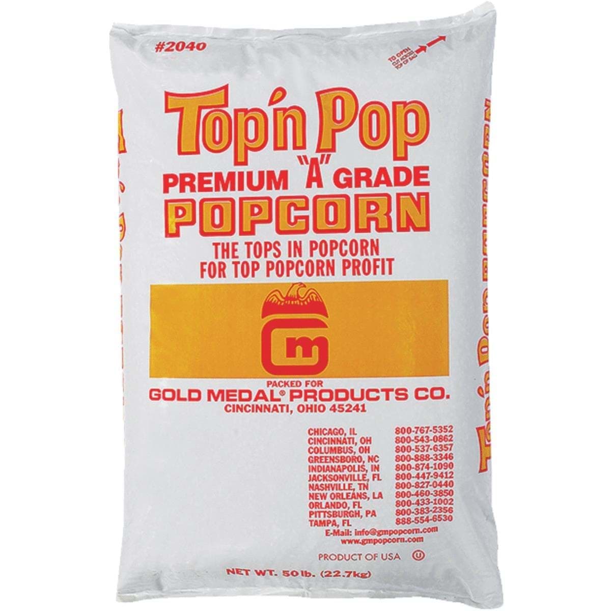 Picture of Gold Medal Top 'N Pop Bulk Popcorn
