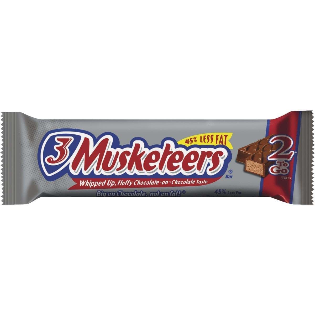 Picture of 3 Musketeers 2 To Go Candy Bar