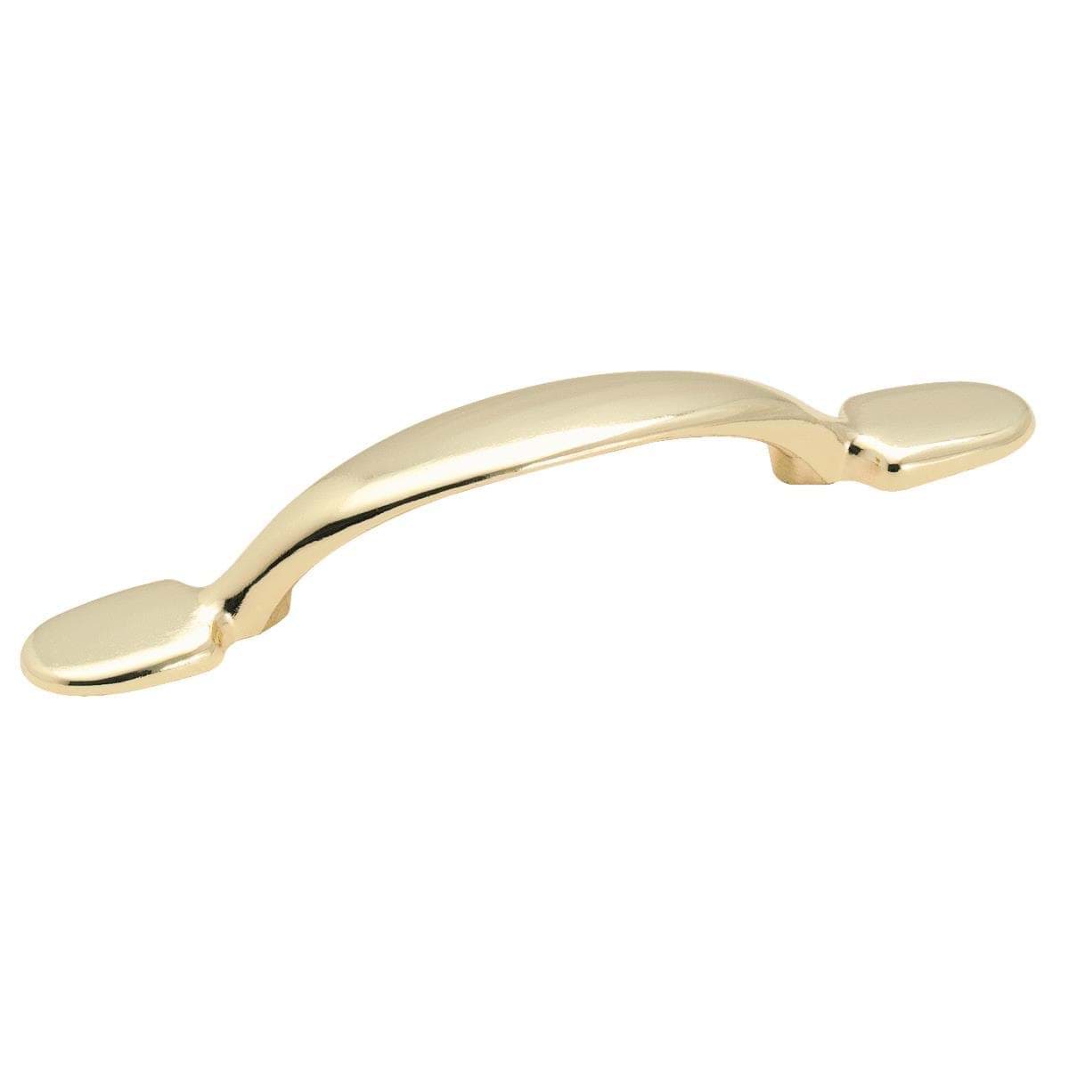 Picture of Amerock Allison 3 In. Center Polished Brass Cabinet Pull