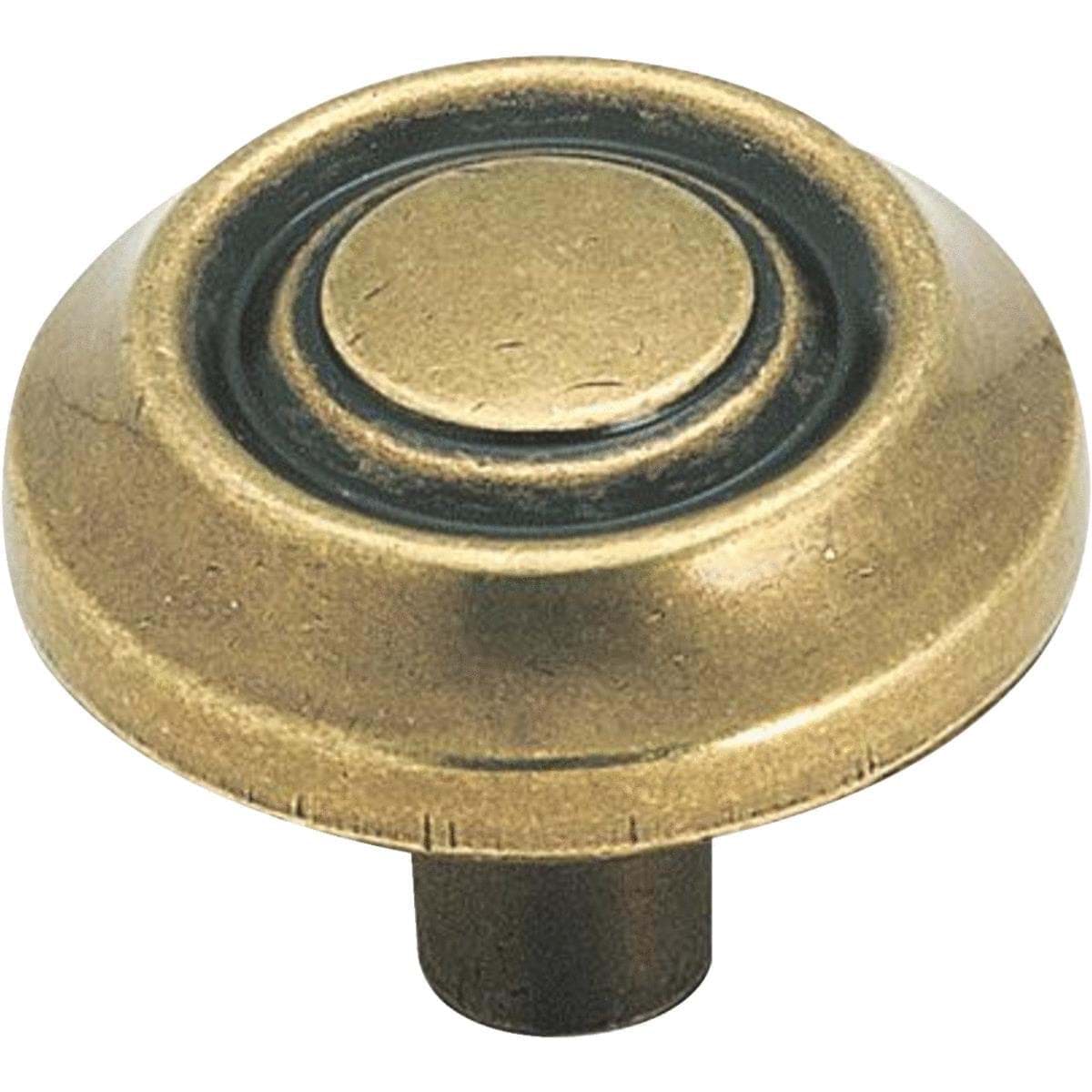 Picture of Amerock 1-1/4 In. Burnished Brass Traditional Knob