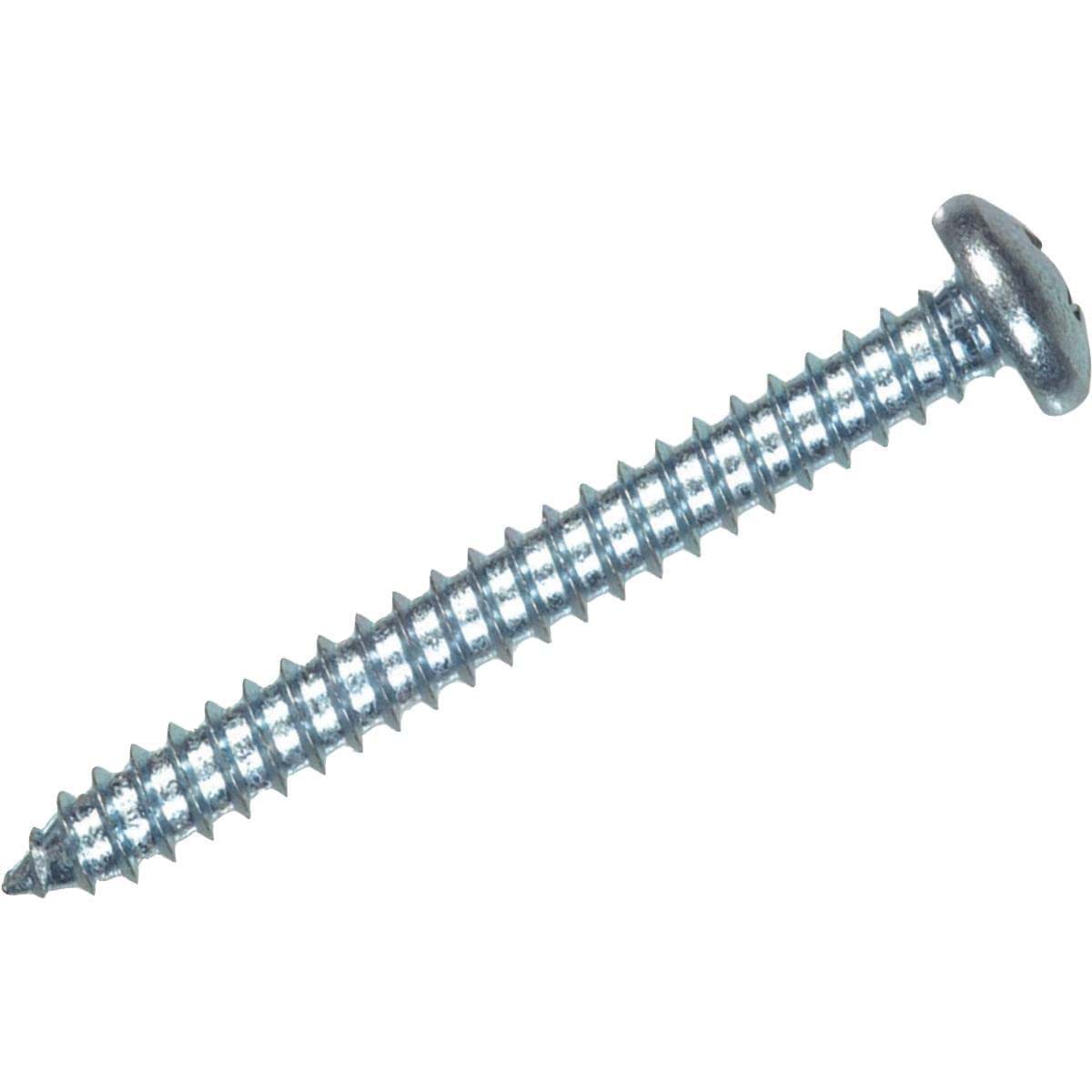 Picture of Hillman The Fastener Center Phillips Pan Head Zinc Sheet Metal Screw - #8x1/2"