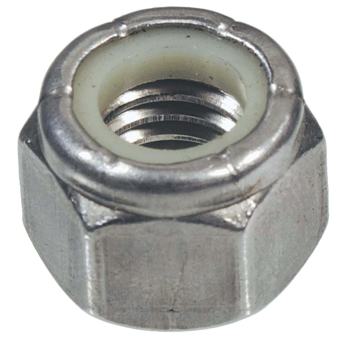 Picture of Hillman Stainless Steel Course Thread Nylon Insert Lock Nut - 1/4"x20tpi