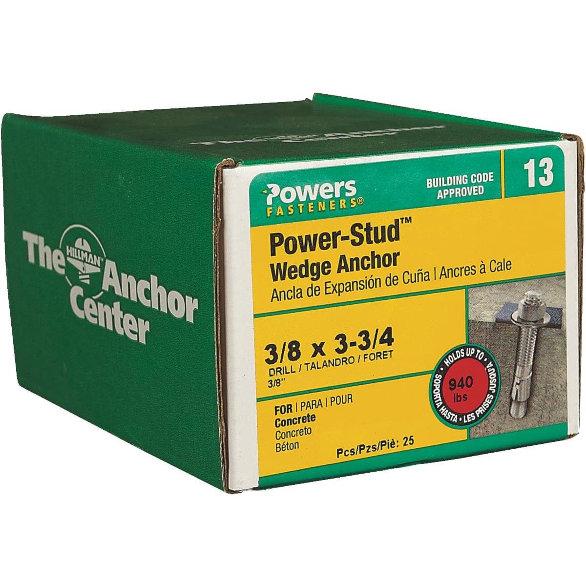 RopeSoapNDope. Hillman Power Stud Wedge Anchor