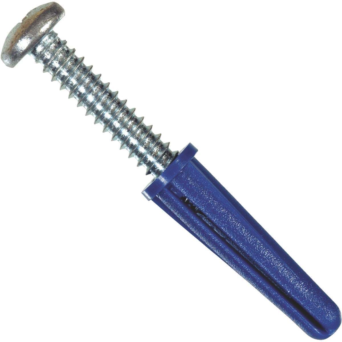 Picture of Hillman PHP SMS Blue Conical Plastic Anchor
