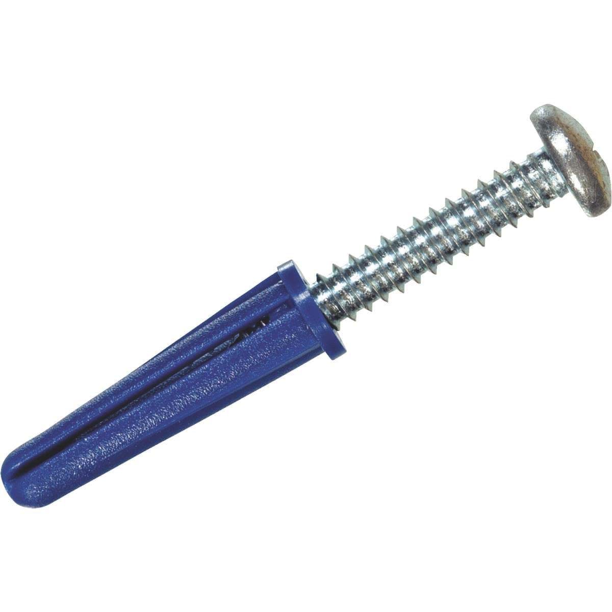 Picture of Hillman PHP SMS Blue Conical Plastic Anchor