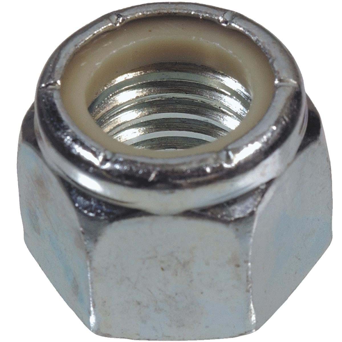 Picture of Hillman Steel Course Thread Nylon Insert Lock Nut - #8x32tpi