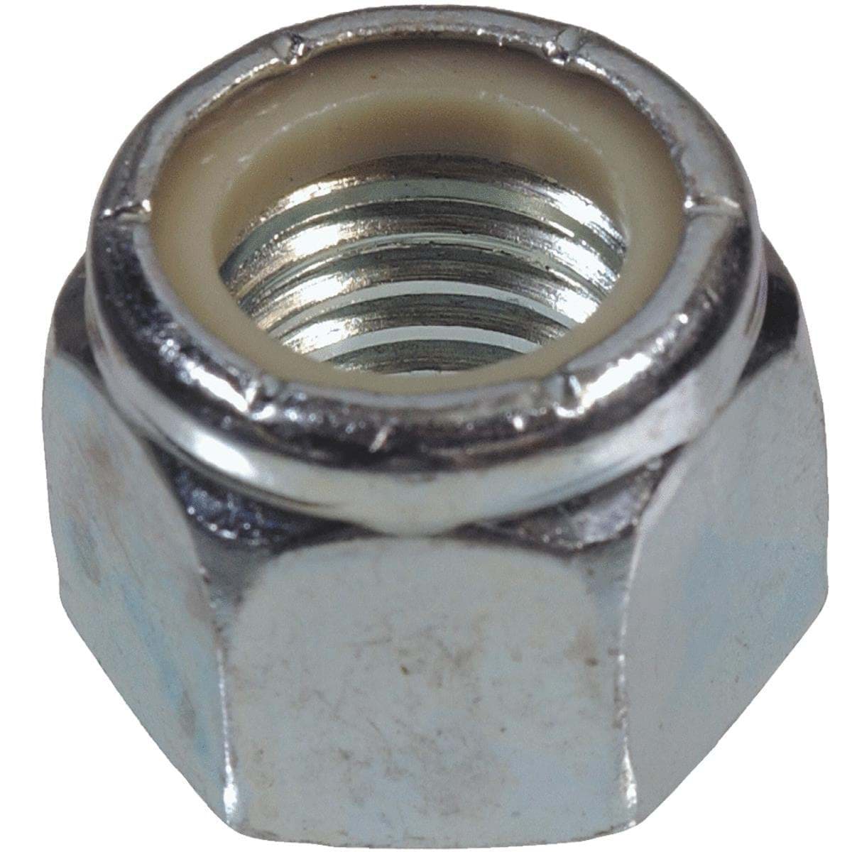 Picture of Hillman Steel Course Thread Nylon Insert Lock Nut - 3/8"x16tpi
