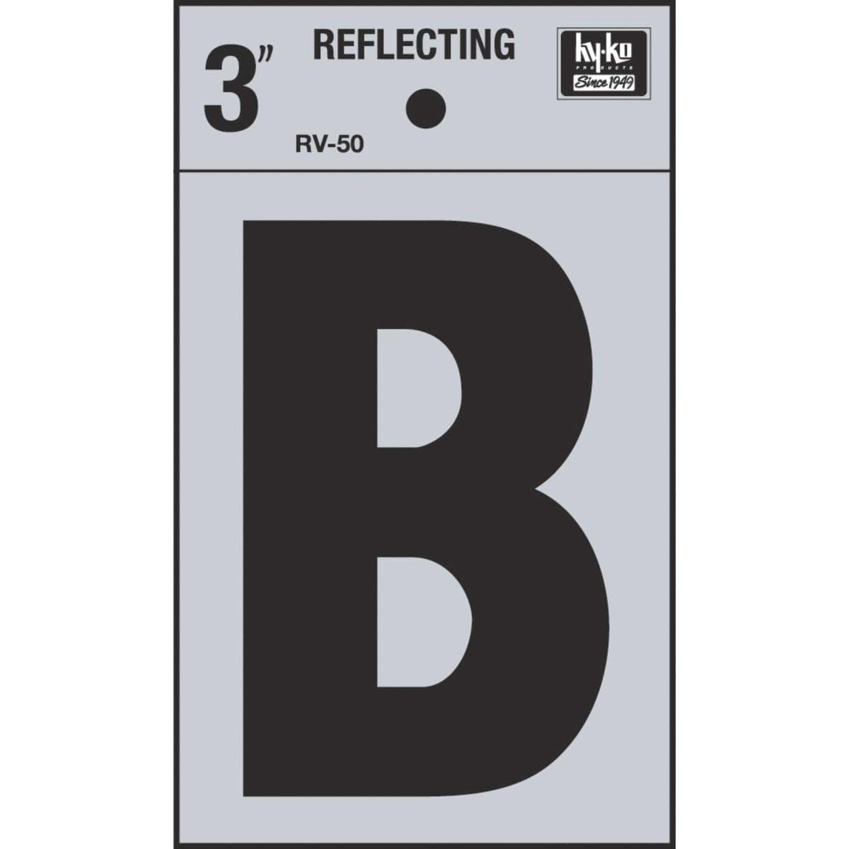 Picture of Hy-Ko 3 In. Reflective Letters