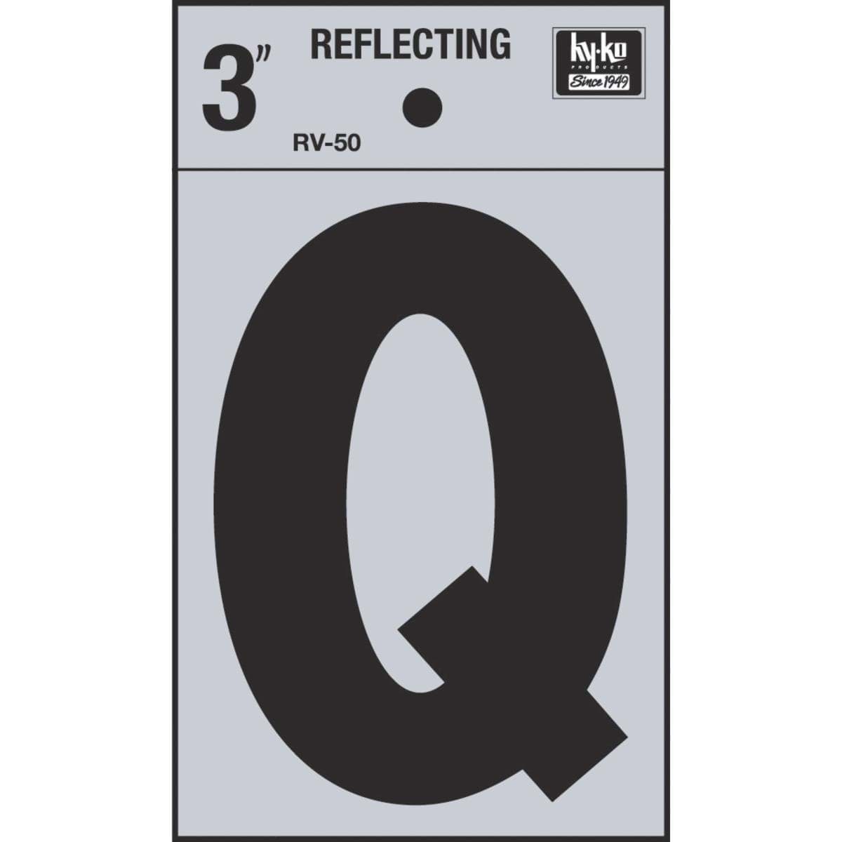 Picture of Hy-Ko 3 In. Reflective Letters