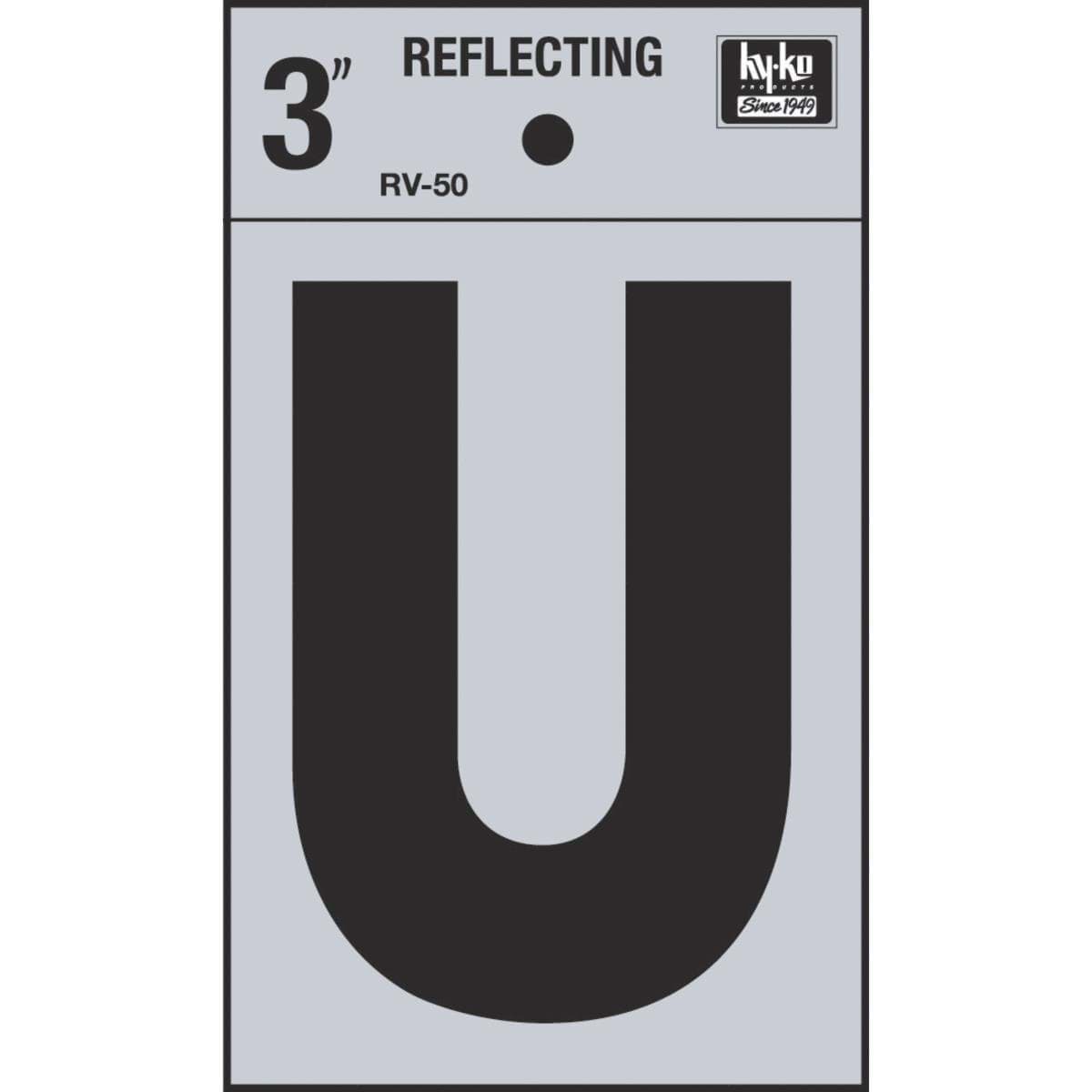 Picture of Hy-Ko 3 In. Reflective Letters