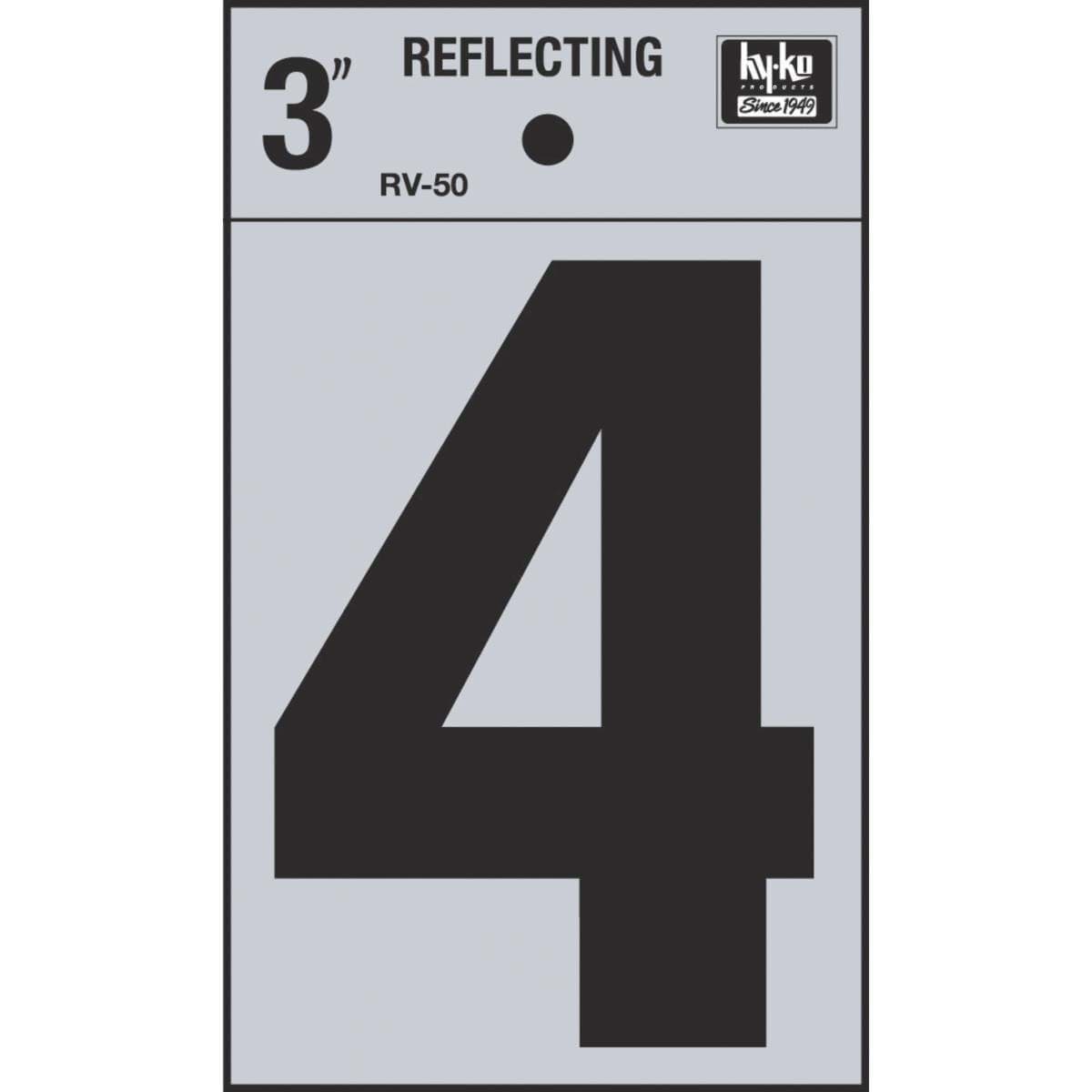 Picture of Hy-Ko 3 In. Reflective Numbers
