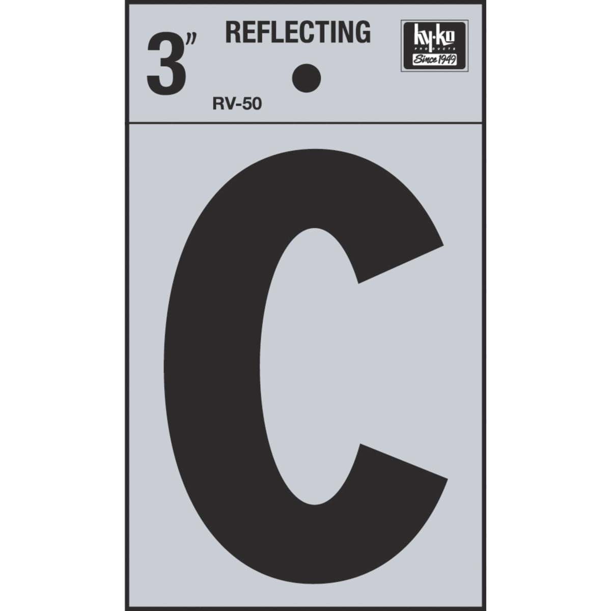 Picture of Hy-Ko 3 In. Reflective Letters