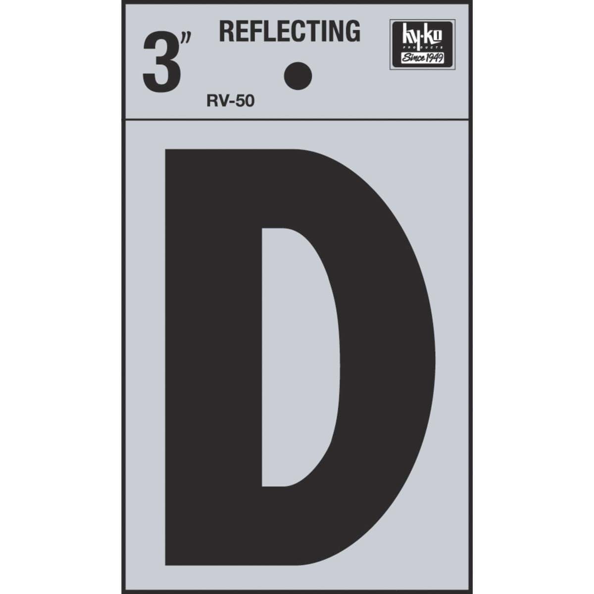 Picture of Hy-Ko 3 In. Reflective Letters