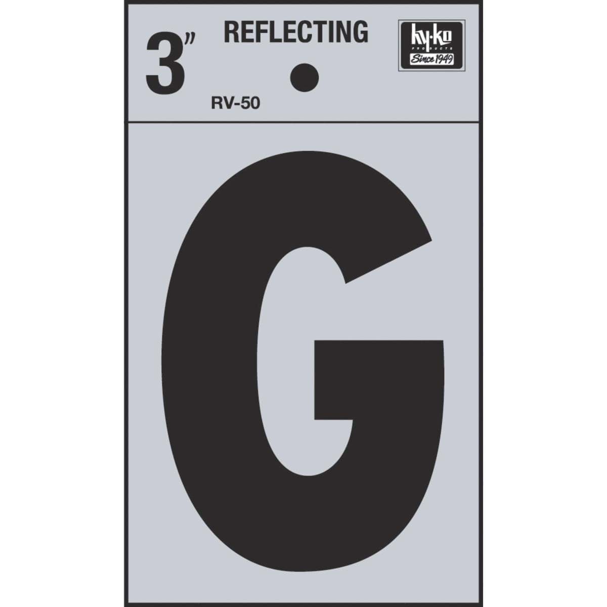 Picture of Hy-Ko 3 In. Reflective Letters