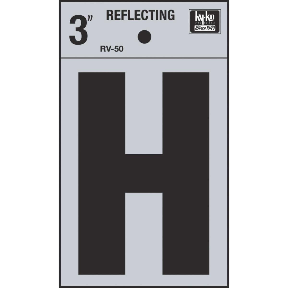 Picture of Hy-Ko 3 In. Reflective Letters