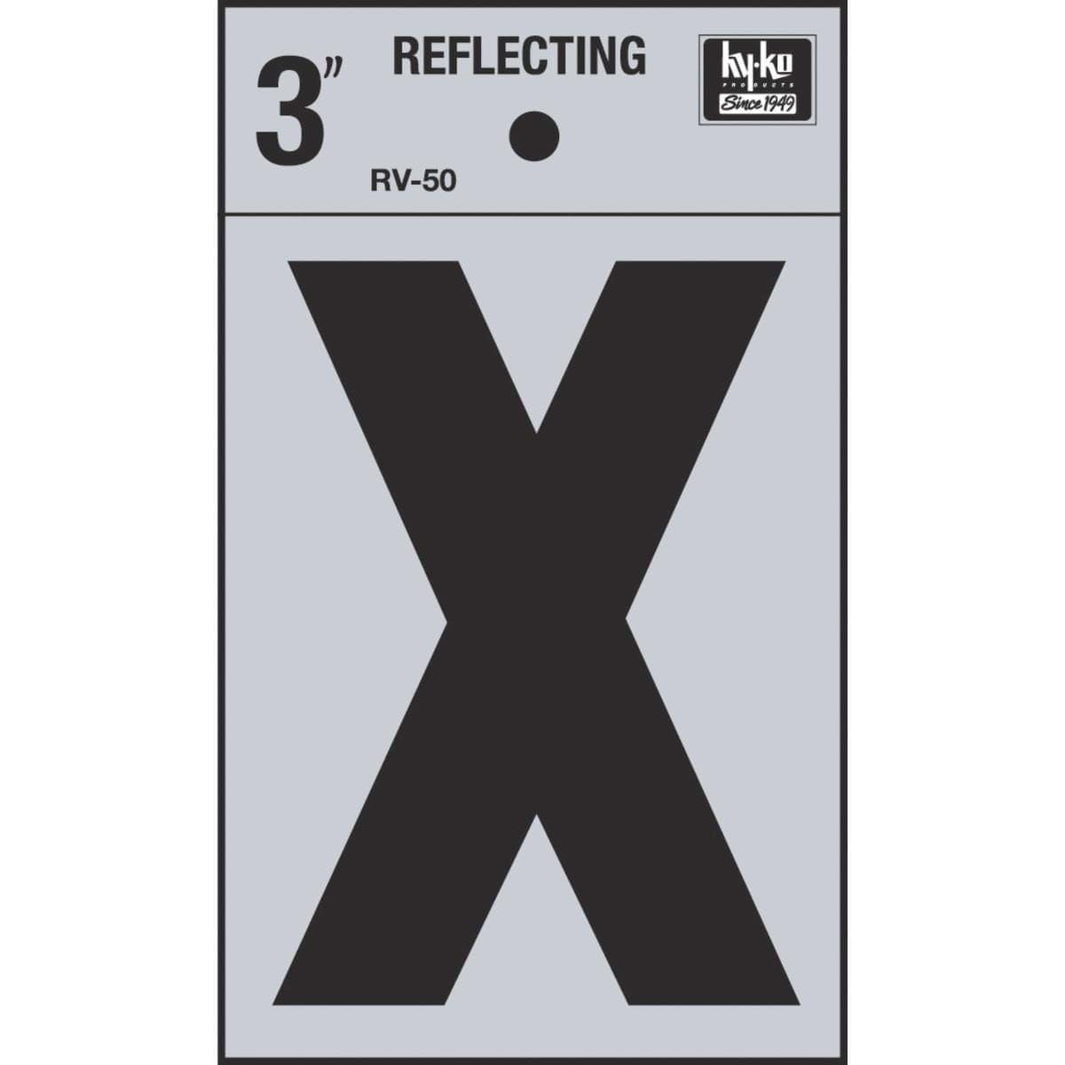 Picture of Hy-Ko 3 In. Reflective Letters