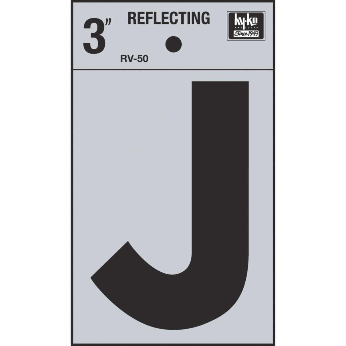 Picture of Hy-Ko 3 In. Reflective Letters