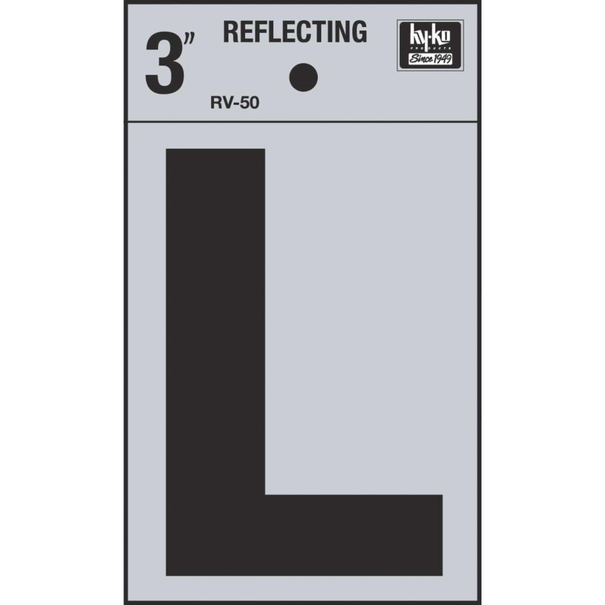 Picture of Hy-Ko 3 In. Reflective Letters