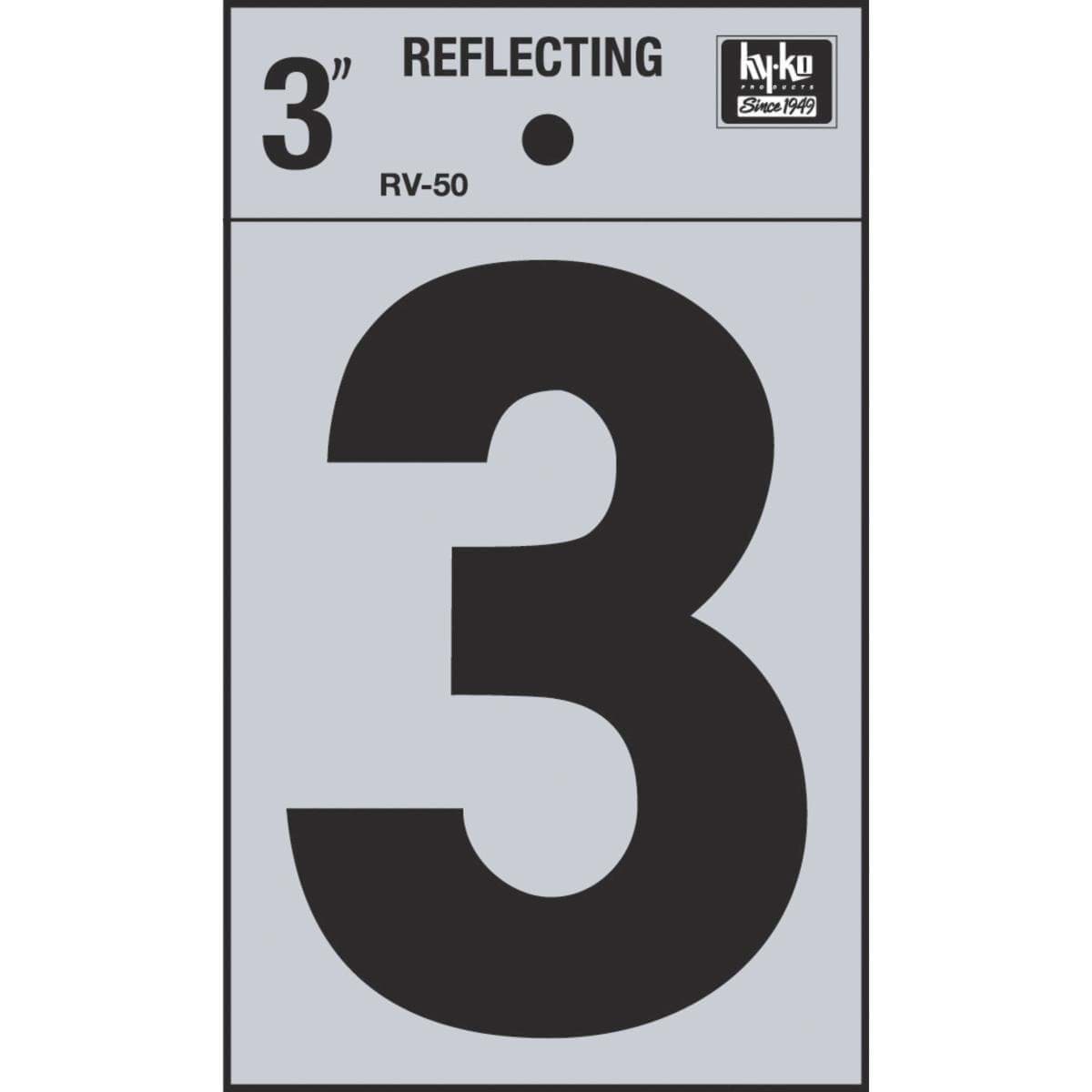 Picture of Hy-Ko 3 In. Reflective Numbers