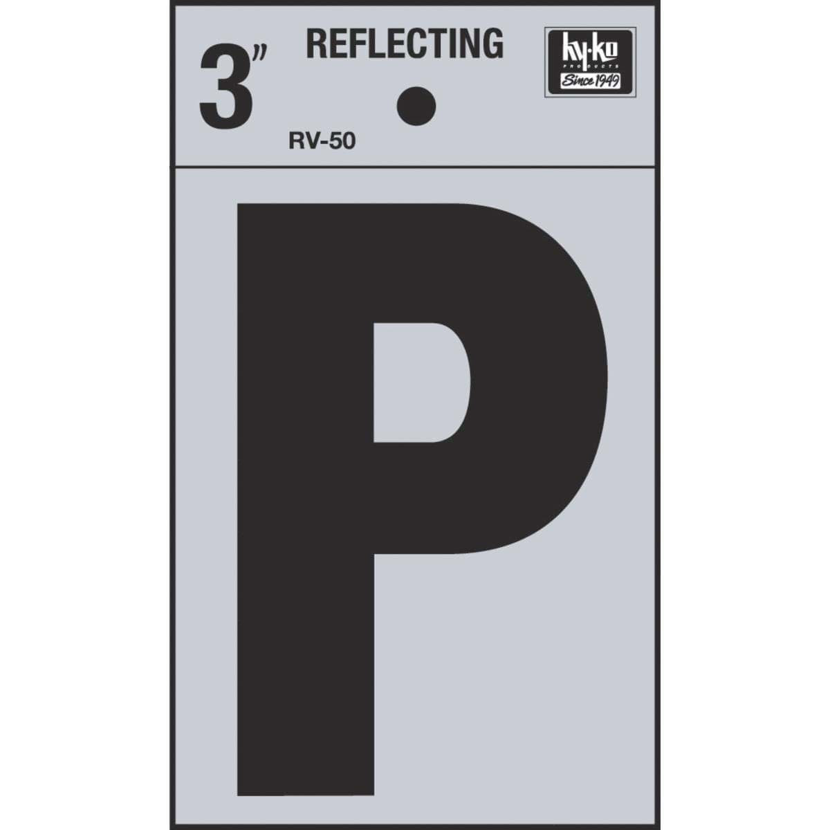 Picture of Hy-Ko 3 In. Reflective Letters
