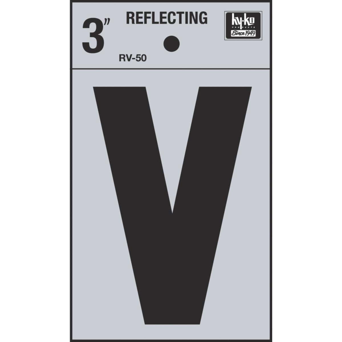 Picture of Hy-Ko 3 In. Reflective Letters