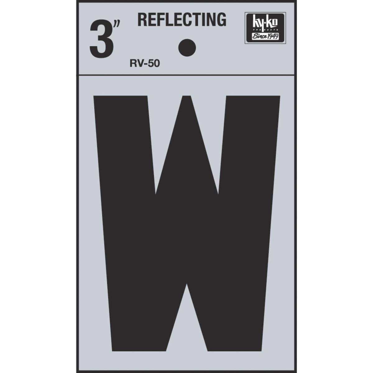 Picture of Hy-Ko 3 In. Reflective Letters