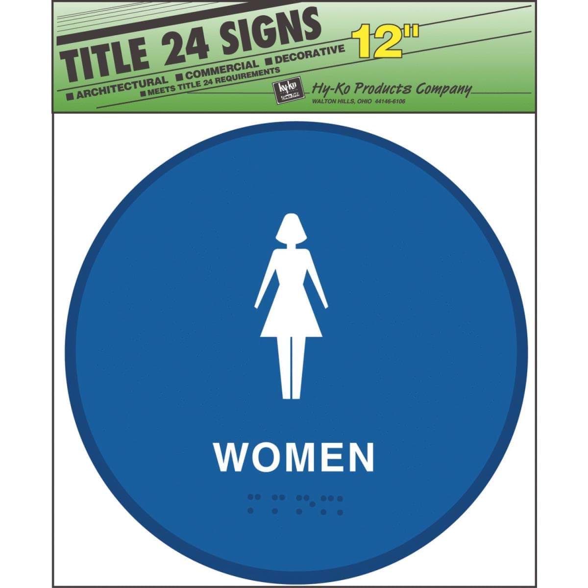 Picture of Hy-Ko Restroom Sign