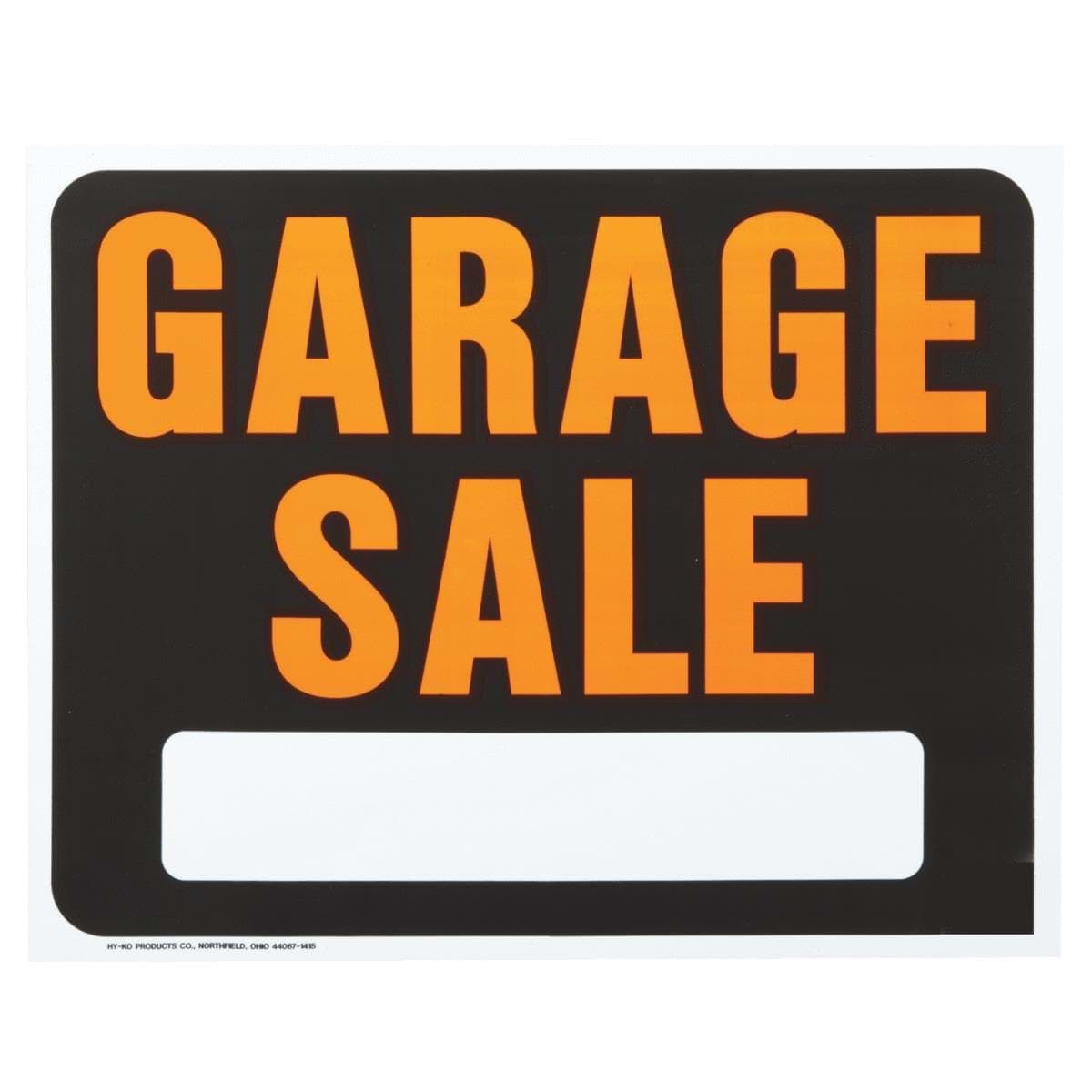 Picture of Hy-Ko Garage/Yard Sale Sign