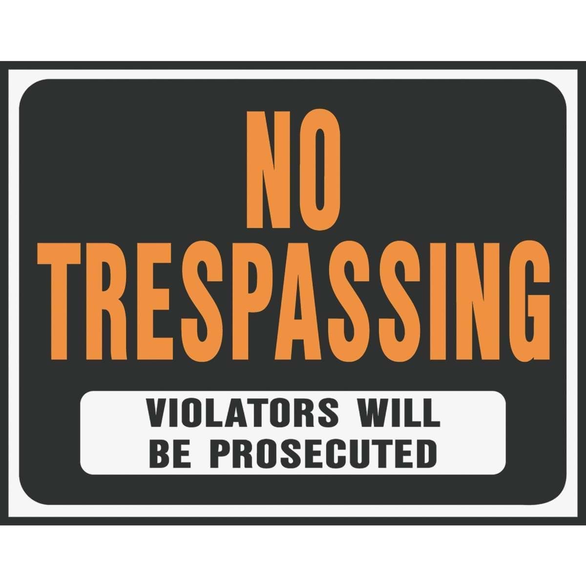 Picture of Hy-Ko No Trespassing Sign