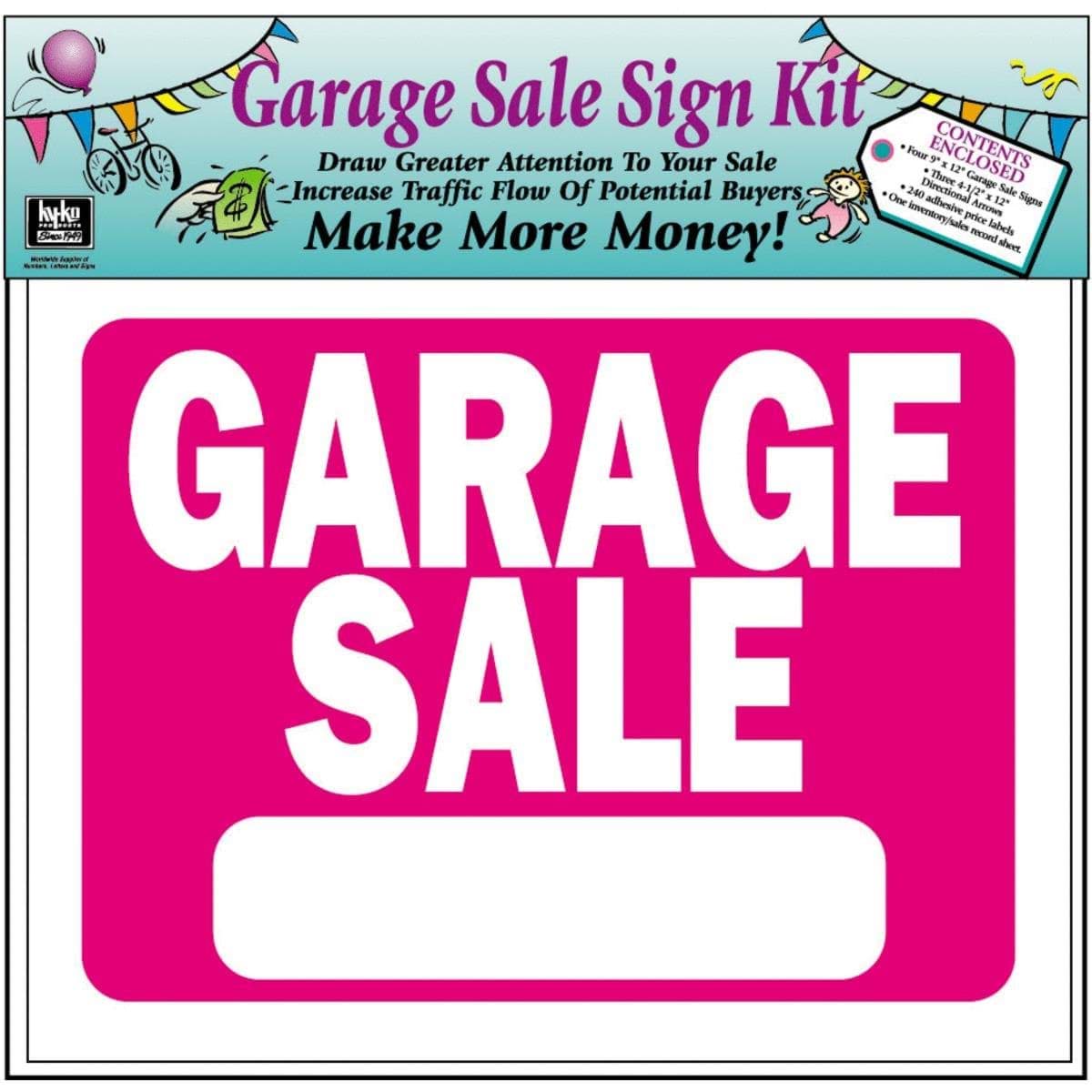 Picture of Hy-Ko Garage Sale Sign Kit