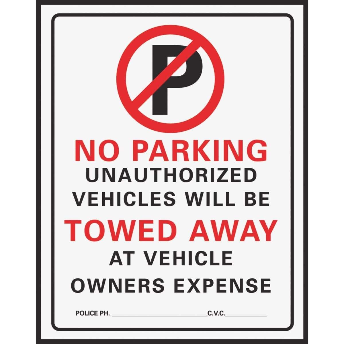 Picture of Hy-Ko No Parking Sign