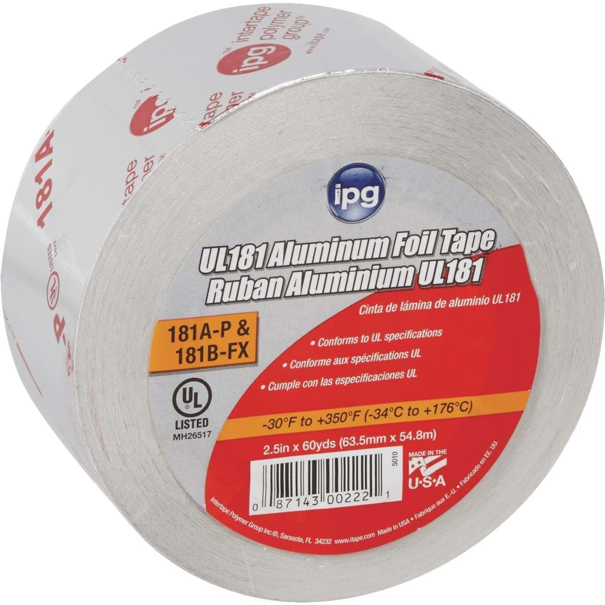 Picture of Intertape UL181AP-BFX Aluminum Foil Tape