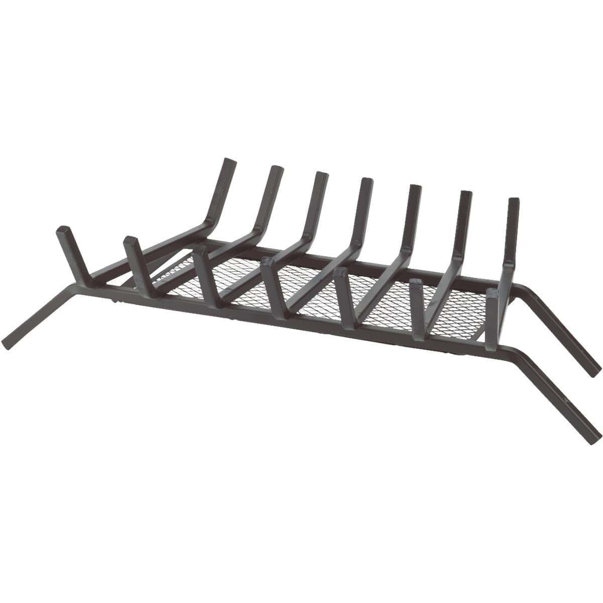 Picture of Home Impressions Steel Fireplace Grate with Ember Screen - 30"