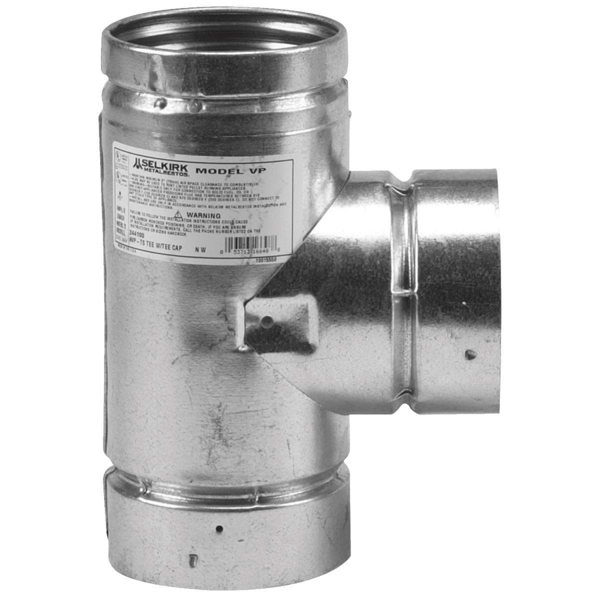 Picture of SELKIRK VP Pellet Pipe Stove Pipe Tee & Cap