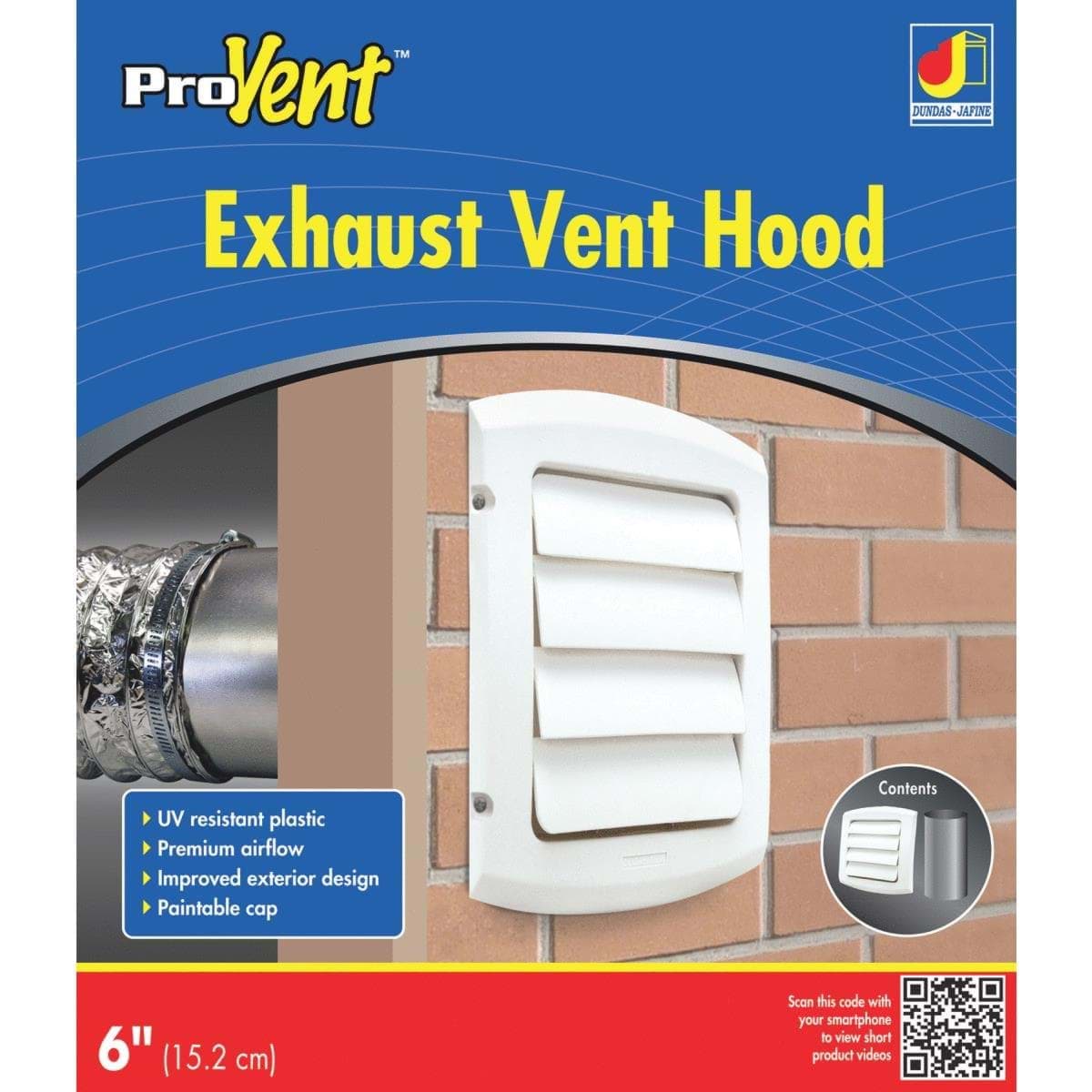 Picture of Dundas Jafine ProVent Exhaust Dryer Vent Hood