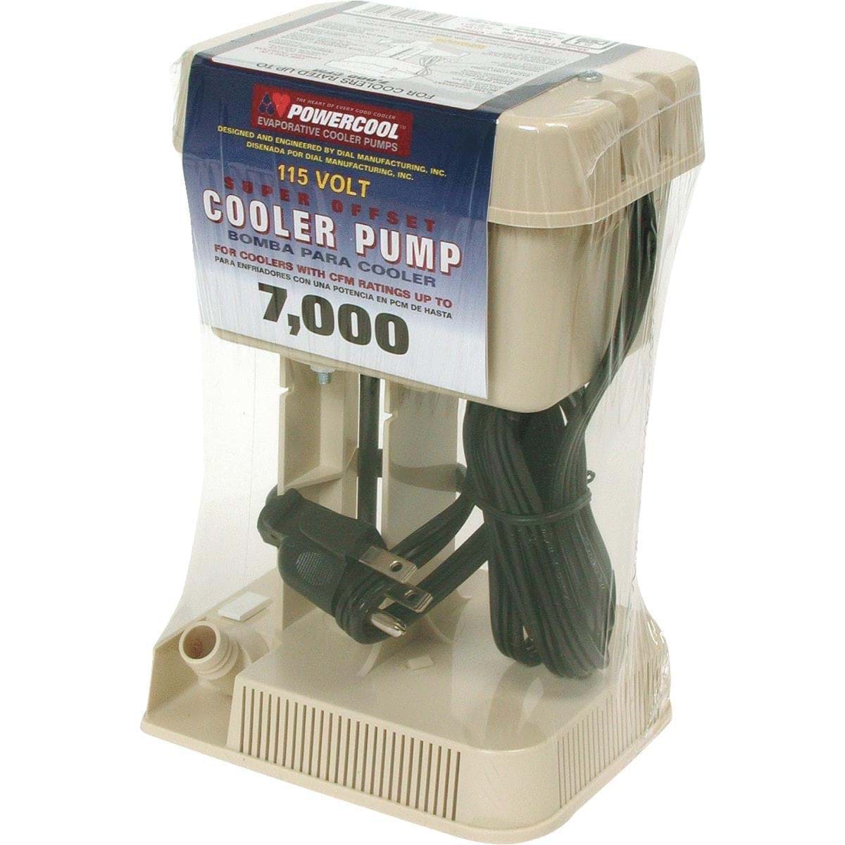 Picture of Dial Evaporative Cooler Offset Pump - 7000 CFM