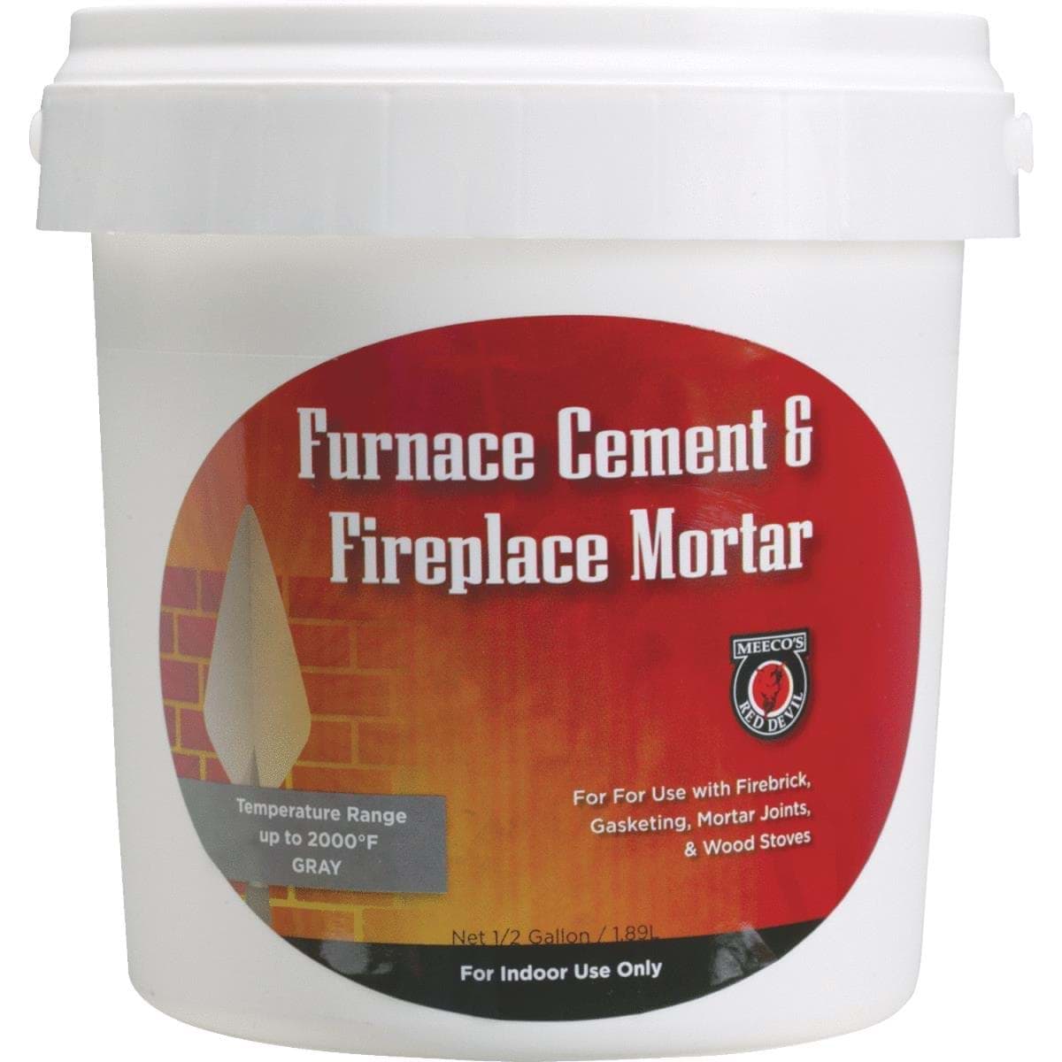 Picture of Meeco's Red Devil Furnace Cement & Fireplace Mortar - 1/2 Gallon