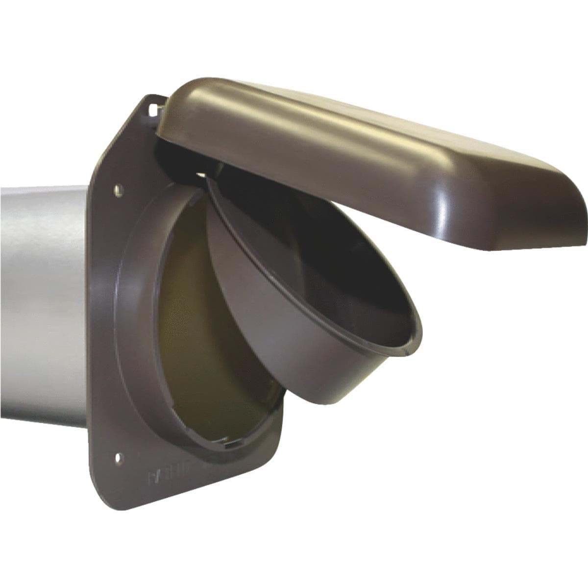 Picture of No-Pest Low Profile Dryer Vent Hood - 4" - Brown