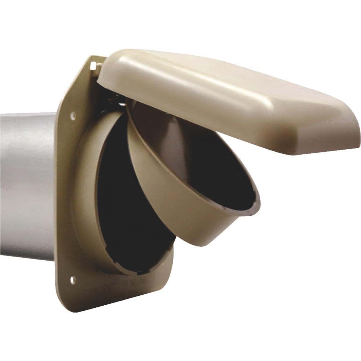 Picture of No-Pest Low Profile Dryer Vent Hood - 4" - Tan