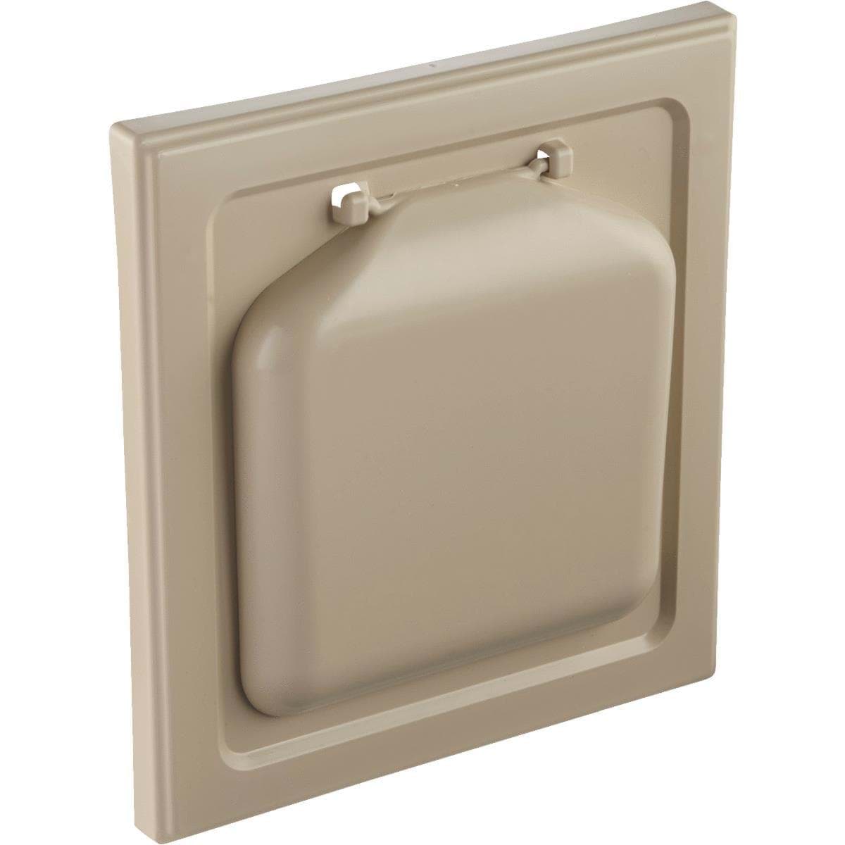 Picture of No-Pest Wide Mount Dryer Vent Hood - 4" Tan