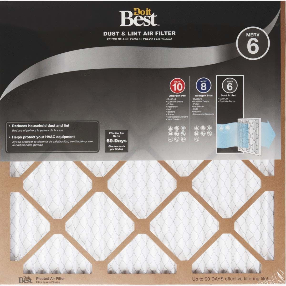 Picture of Do it Best Dust & Lint Air Conditioner & Furnace Filter - 18"x25"x1"