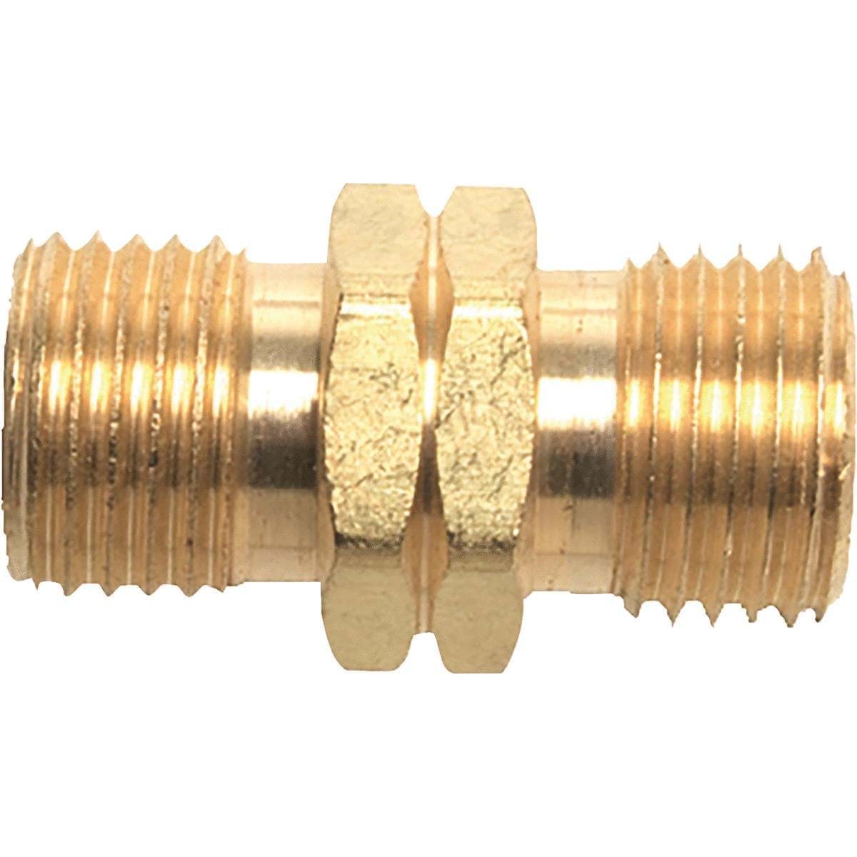 Picture of MR. HEATER Male Pipe Fitting - 9/16" L-H M Thread x 9/16" L-H M Thread